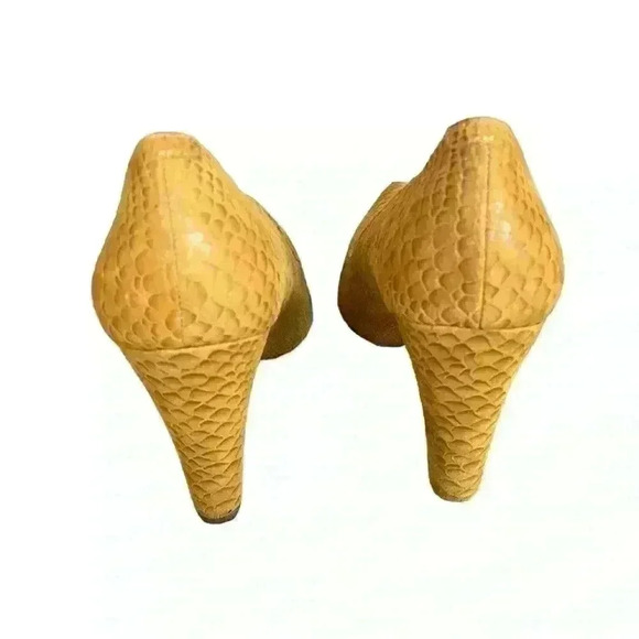 ANNE KLEIN Woman’s Hollyn  Snake Embossed Suede Pump Size 8.5​ - Picture 3 of 8